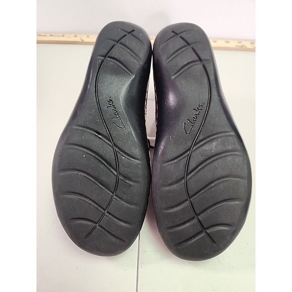 Clarks Ashland Pearl Oxford Brown Leather Lace Up Size 8.5M Womens EUC 26102777 - Picture 5 of 7